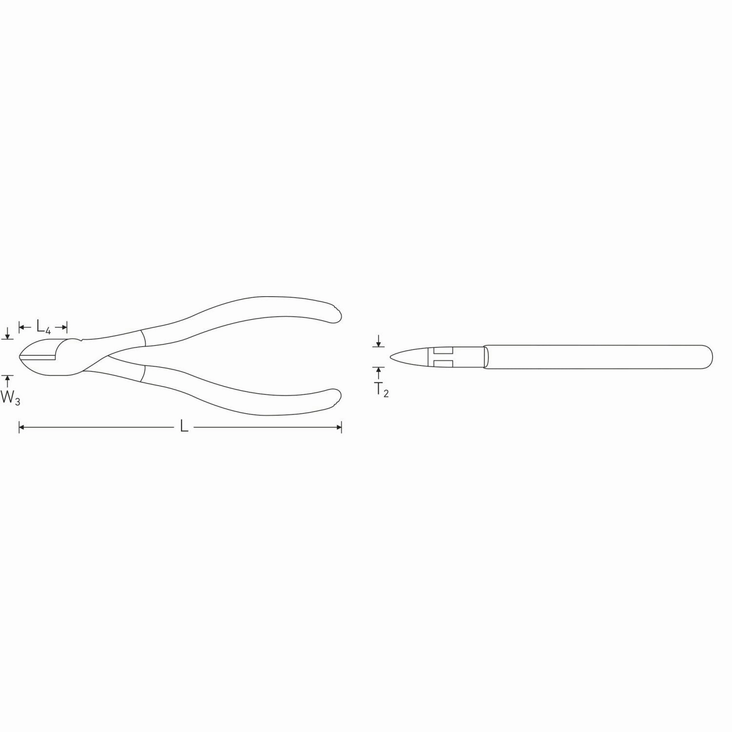 Stahlwille 67203180 Side cutter
