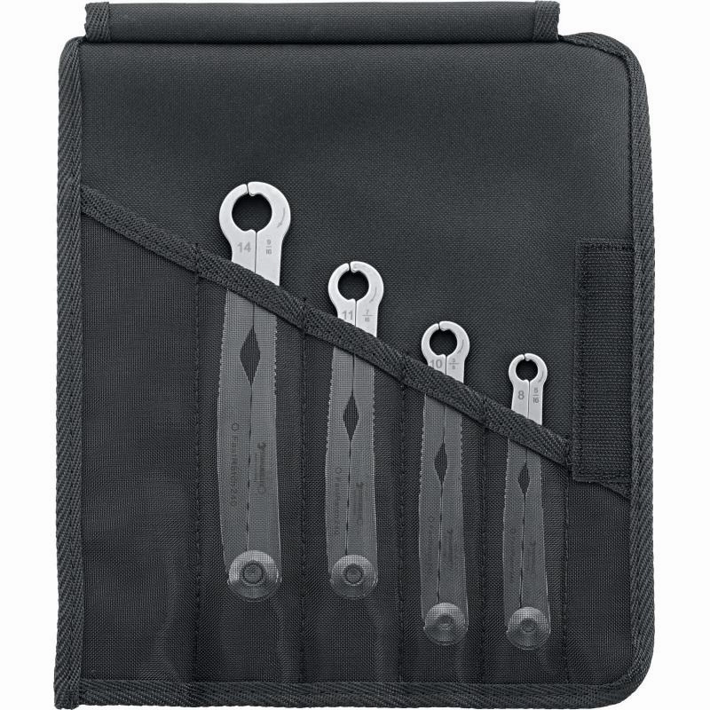 Stahlwille 96411003 240/4 Ratchet Wrench Set, FastRatch, 4 pcs