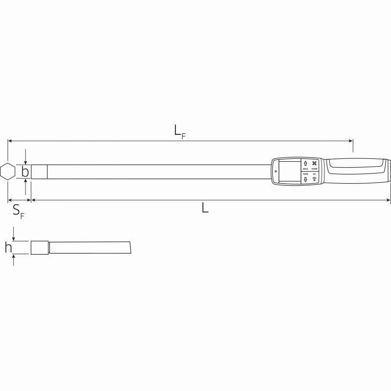 Stahlwille 96500980 714 MANOSKOP Tightening Angle Torque Wrench