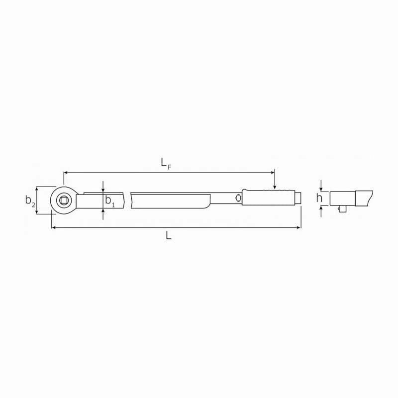 Stahlwille 96502001 721NF/100 3/4" MANOSKOP Torque Wrench