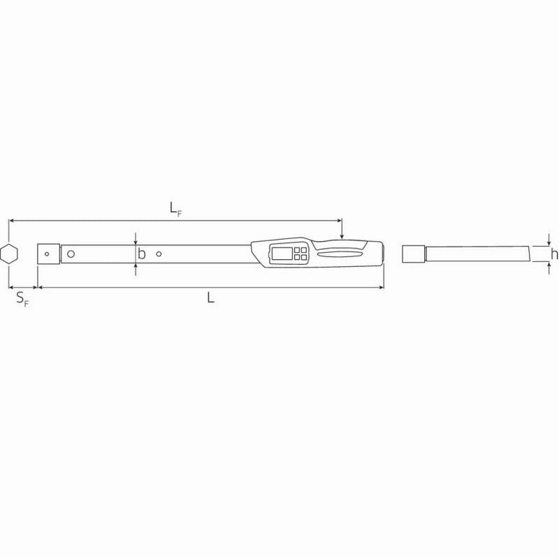 Stahlwille 96502080 Electromechanical Torque Wrench