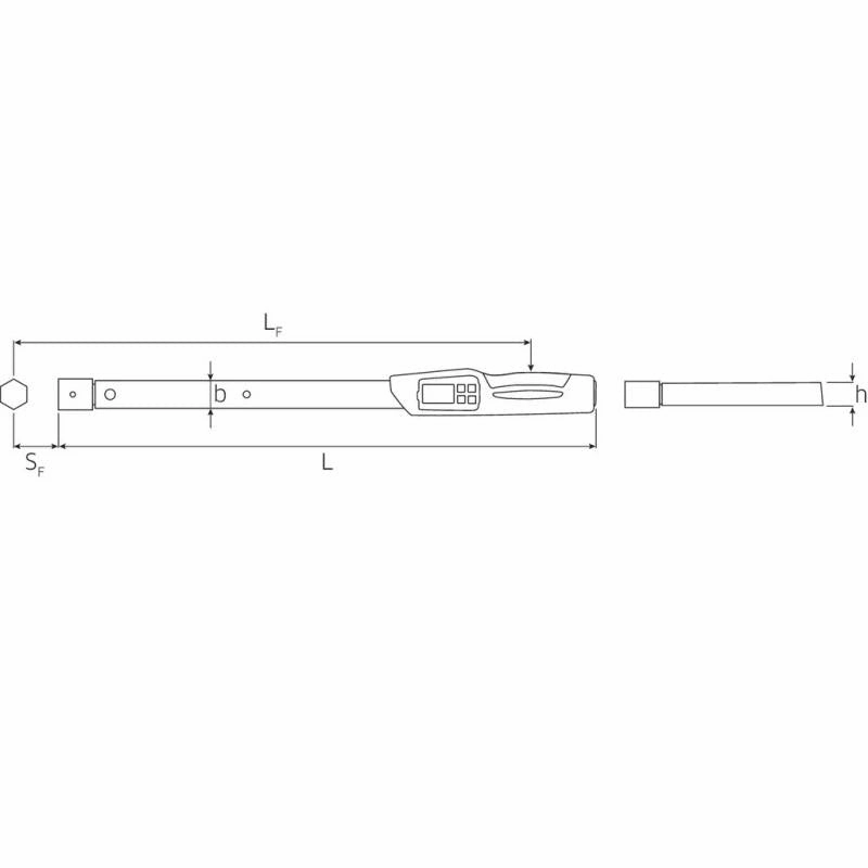 Stahlwille 96502100 Electromechanical Torque Wrench 100-1000Nm