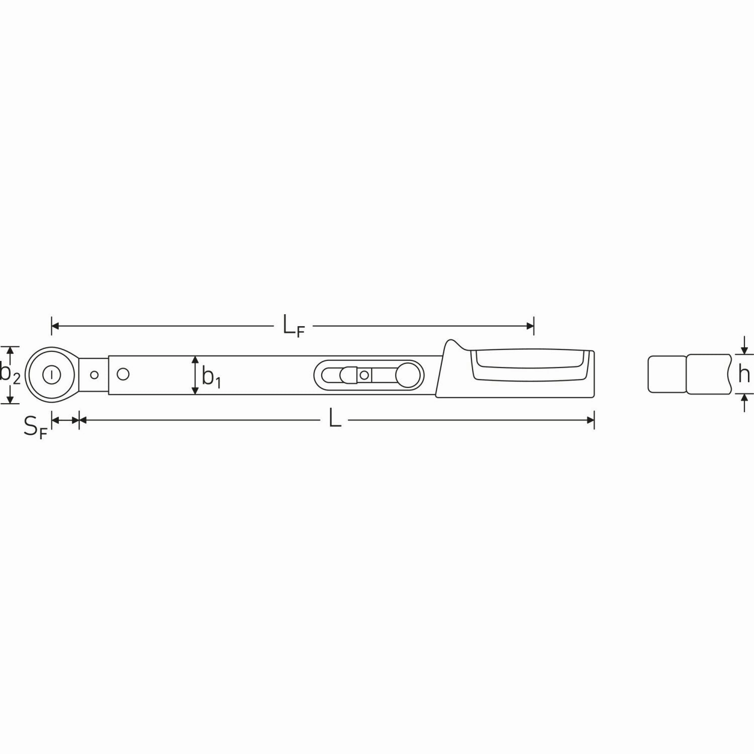 Stahlwille 96504040 Torque wrench MANOSKOP