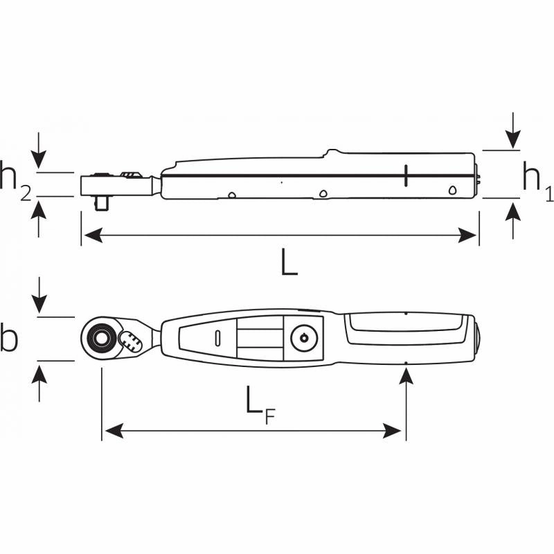 Stahlwille 96504502 701/2 Electronic 1/4" torque wrench