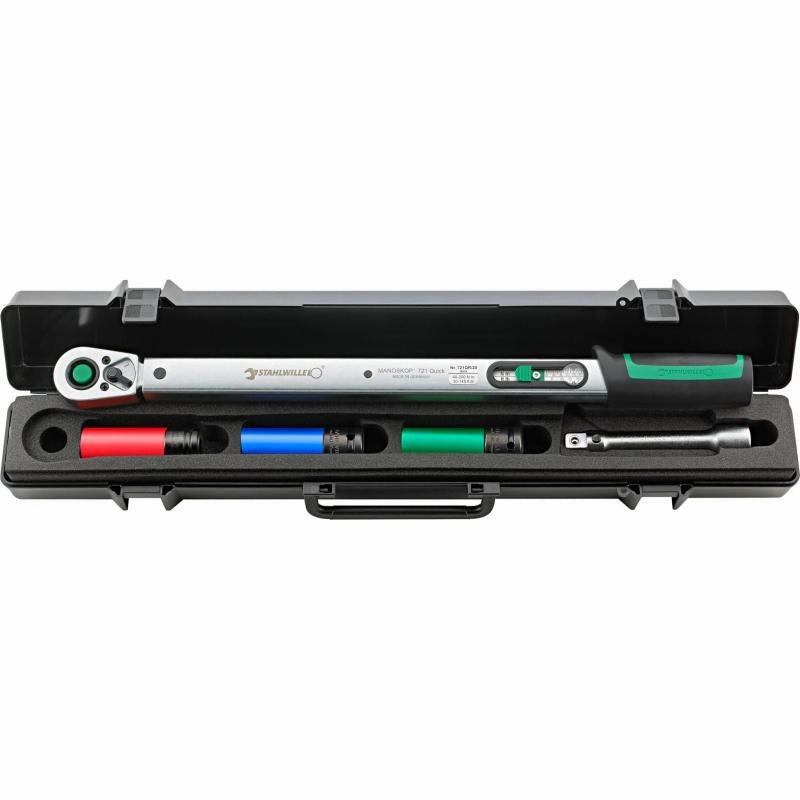 Stahlwille 96507214 721QR/20/3/1 Torque Wrench Set, 1/2" Drive