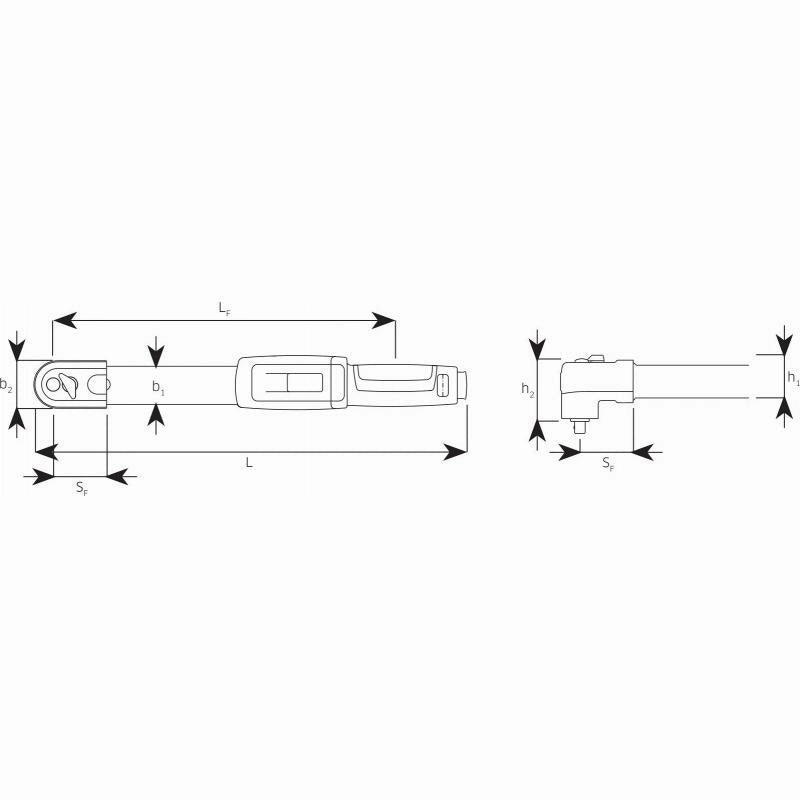 Stahlwille 96550150 730R VDE MANOSKOP torque wrench, 10-50 Nm