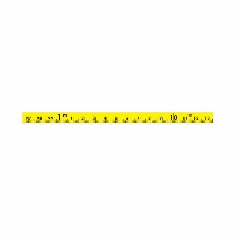 US Tape 58504 Adhesive-backed Bench Tape 3/8" x 8m; L-R; cont. cm-Repeat Every m; Yellow Blade