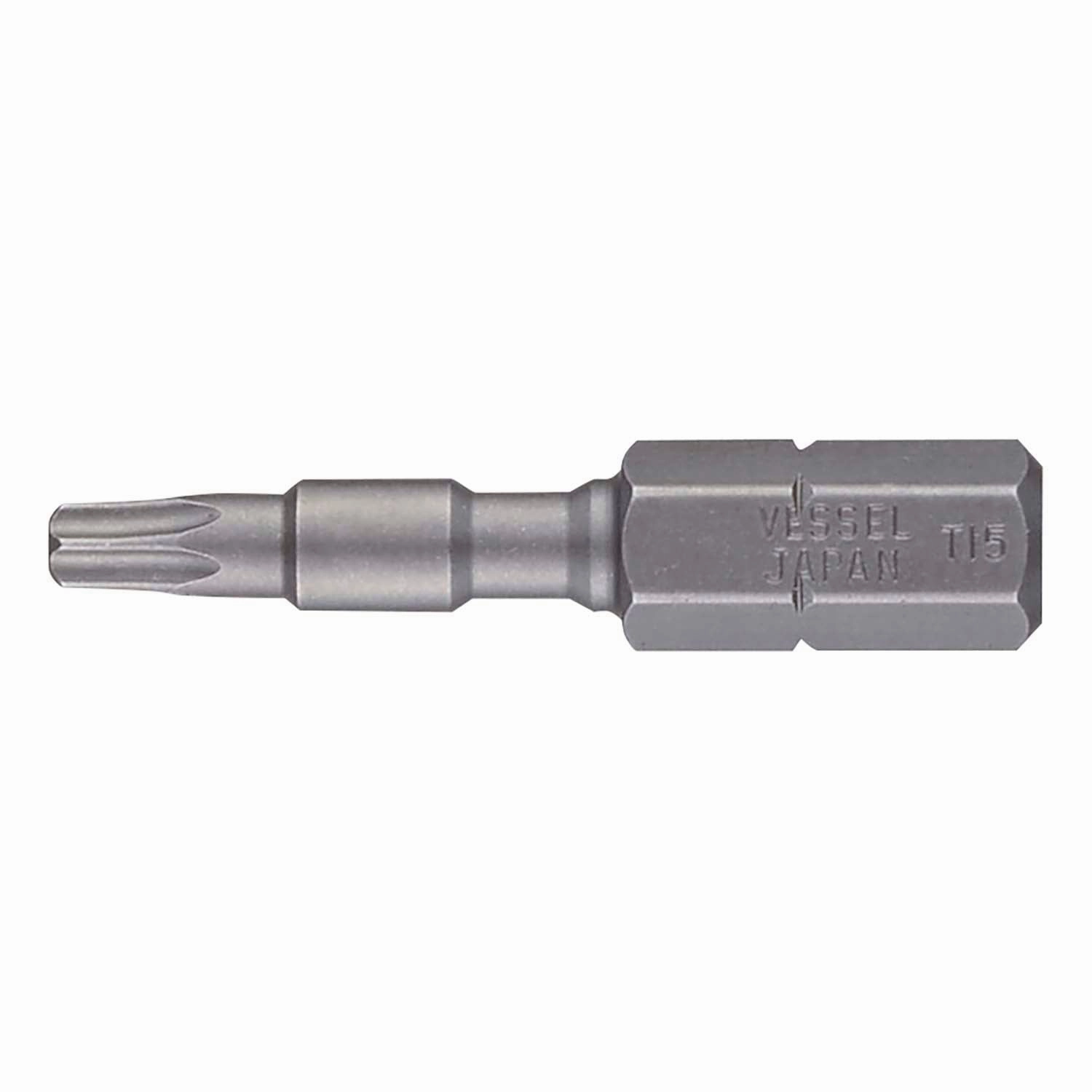 Vessel B33MMBCT1533HRBP1 Insert Bit 1/4" Hex, T15x33H Replacement Bit for MMBC