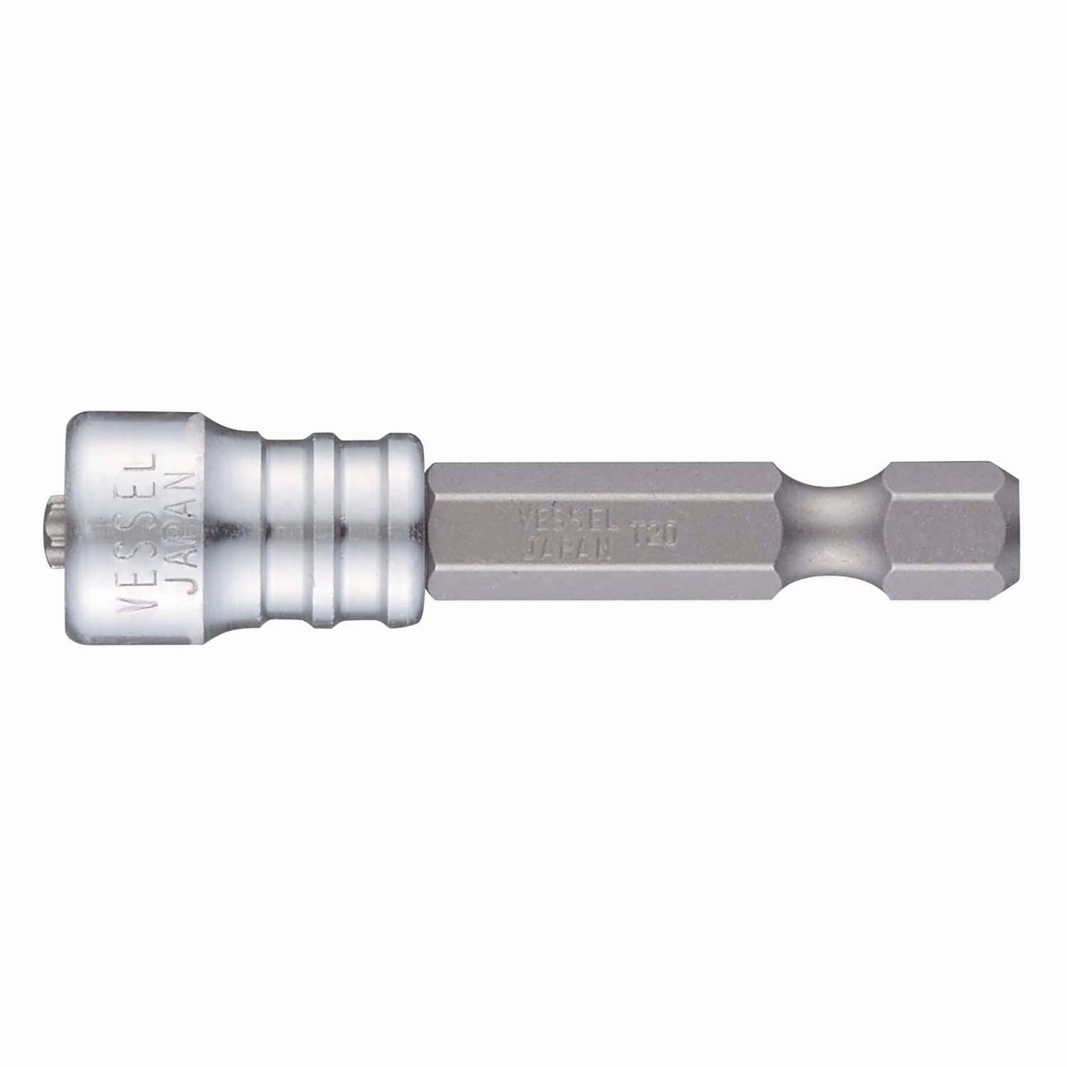 Vessel B35MMBCT2049HP1 Power Bit 1/4" Hex B, T20x49H with Slim Magnet Screw Catcher
