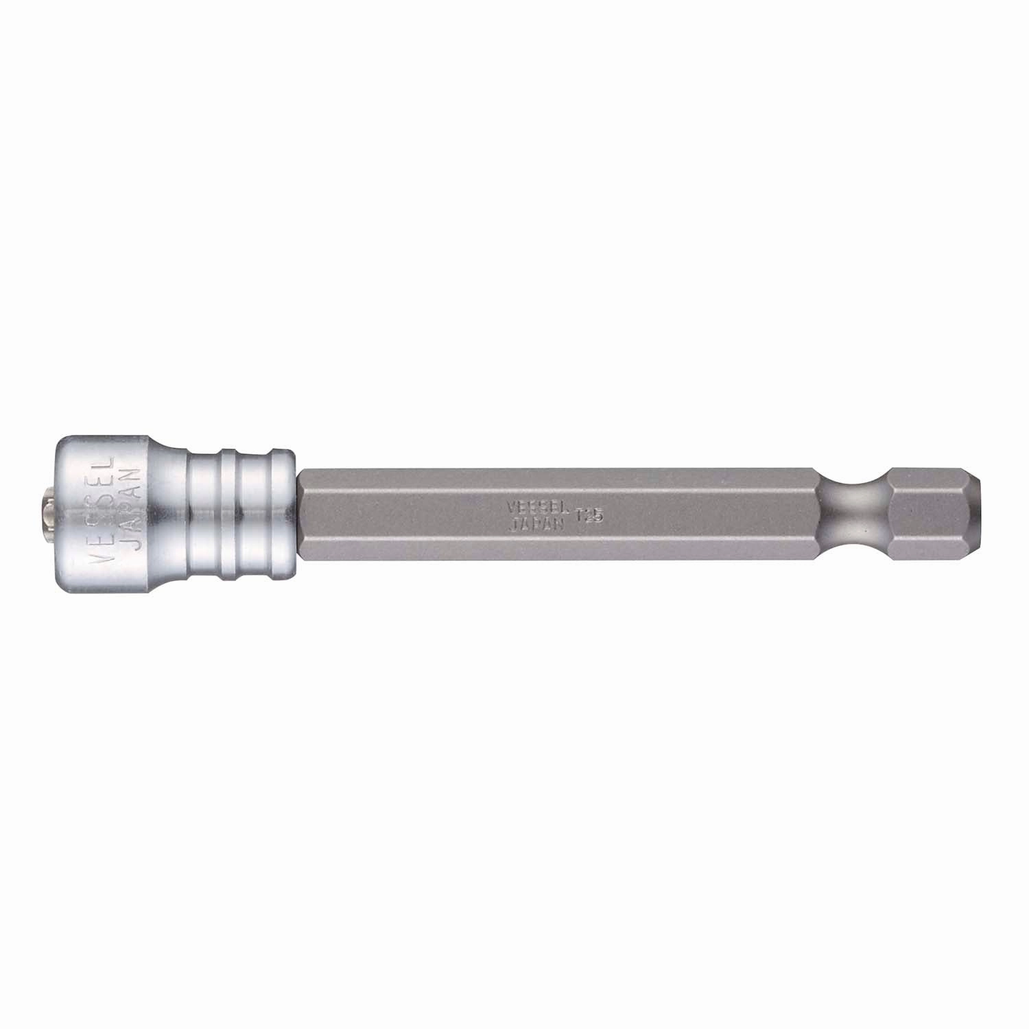 Vessel B35MMBCT2570HP1 Power Bit 1/4" Hex B, T25x70H with Slim Magnet Screw Catcher
