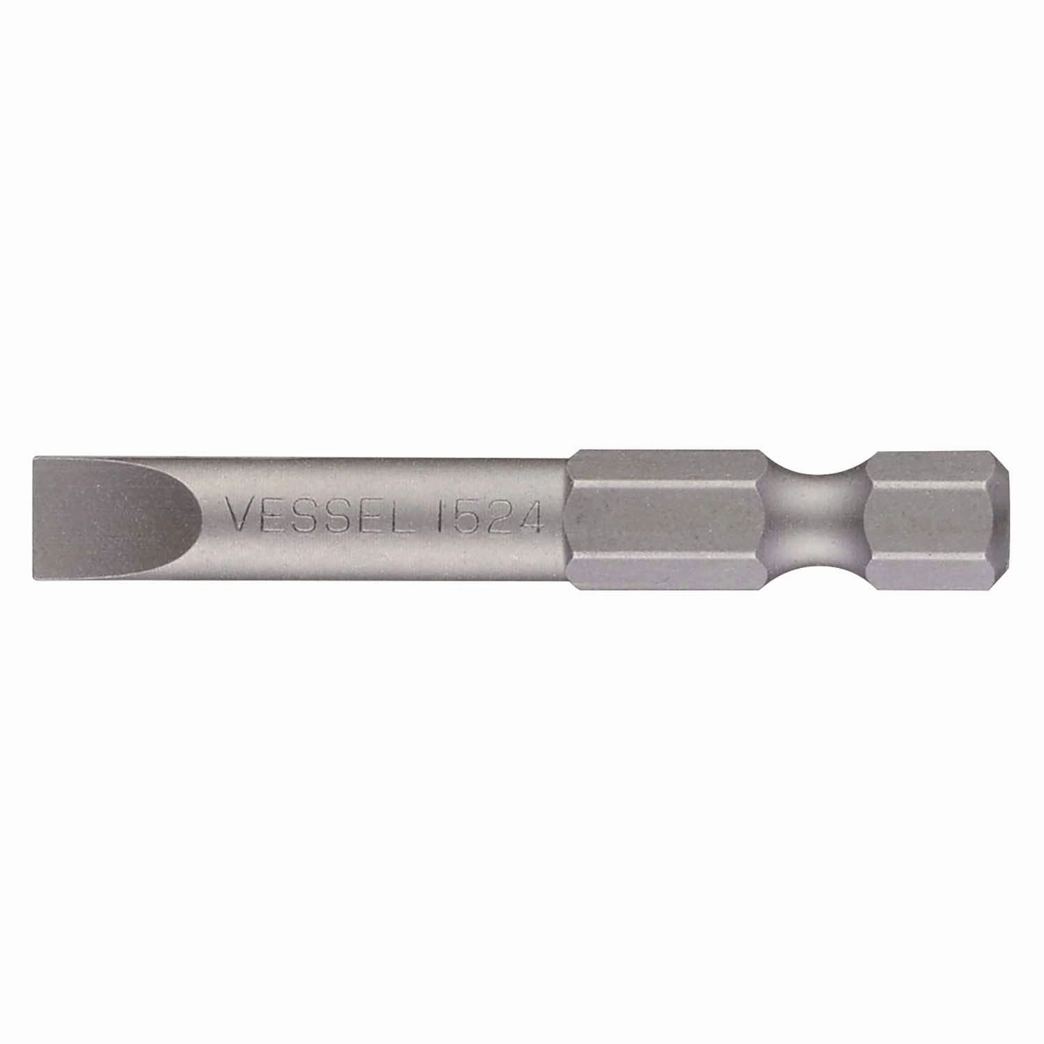 Vessel B35S6351049HP1 Power Bit 1/4" Hex B, Slotted 6.35x(t)1.0x49H