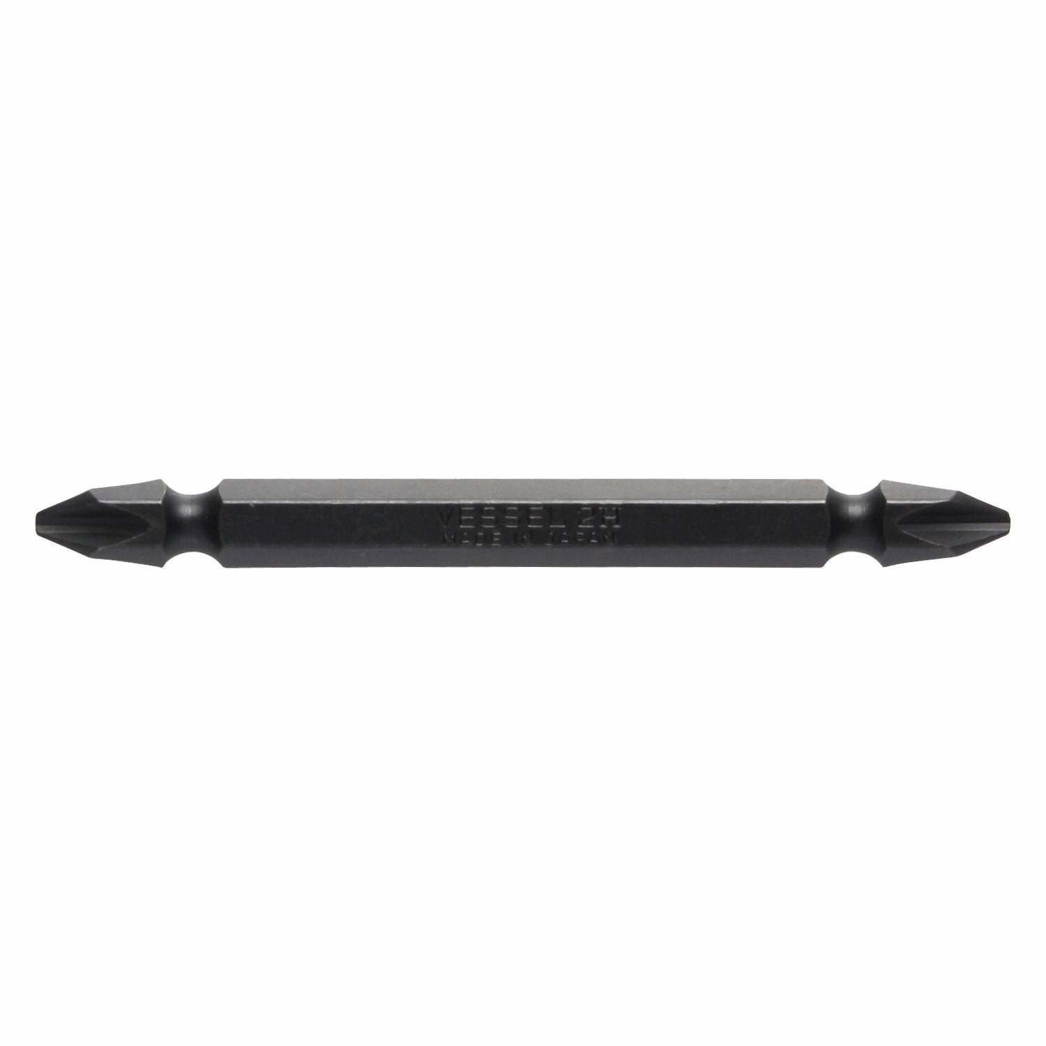 Vessel B43HP275HP1 DOUBLE-ENDED BIT 1/4" Hex B,  2Hx75H