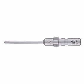 Vessel D73P0152040P1 Phillips Precision Bit Wing-shank 4mm,  0x1.5x20x40