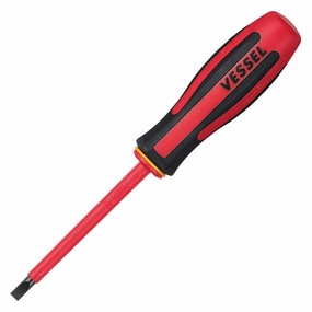 Vessel Tools 960S6100 MEGADORA Insulated Screwdriver No.960, Slotted 6mm