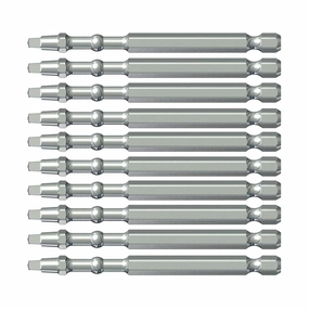Vessel Tools IBSQ290P10K Impact Ball Torsion Bits SQ2 x 90 , 10 pack