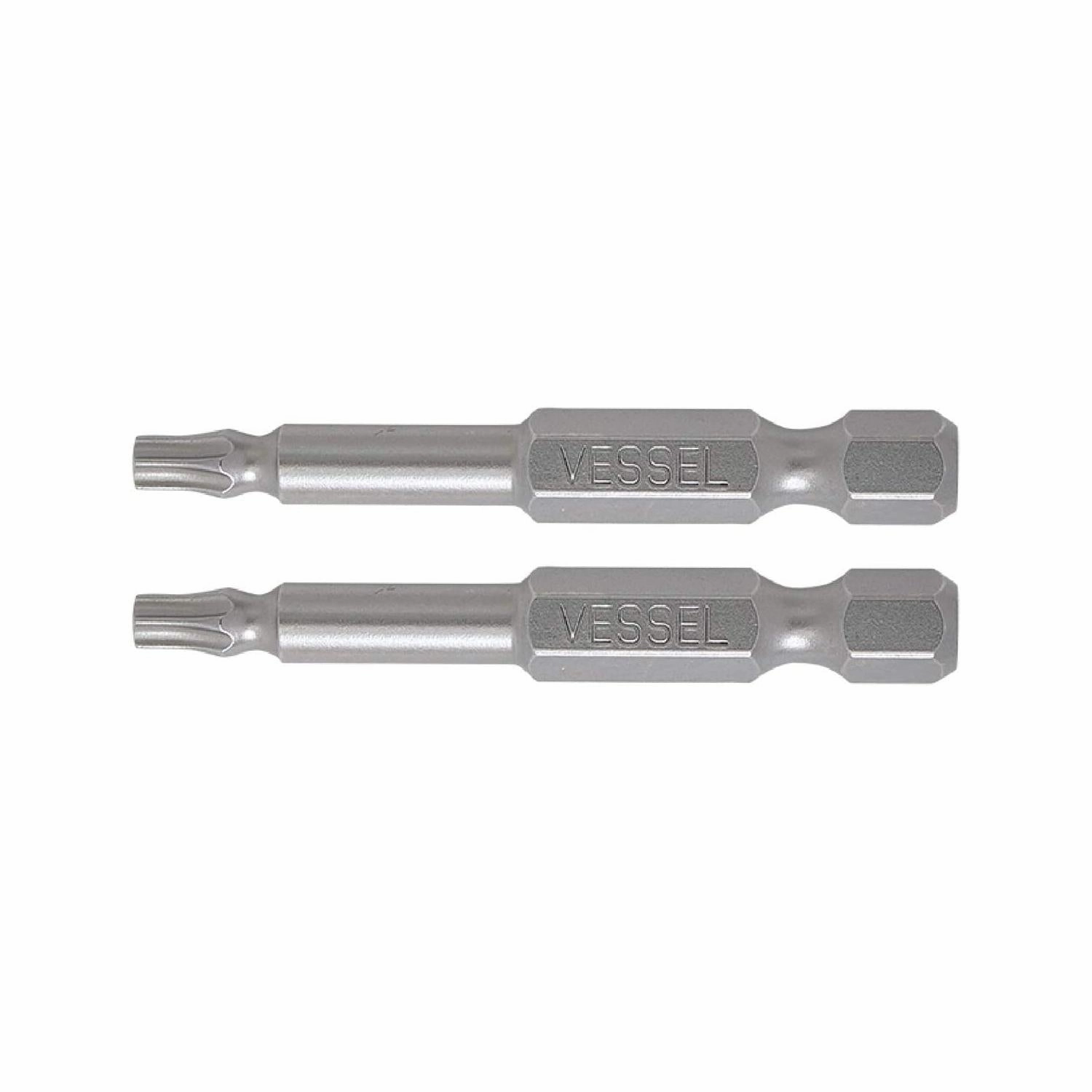 Vessel Tools NTTX2050P2 Neck Torsion Power Bits, T20 x 50 mm, 2 Pc.
