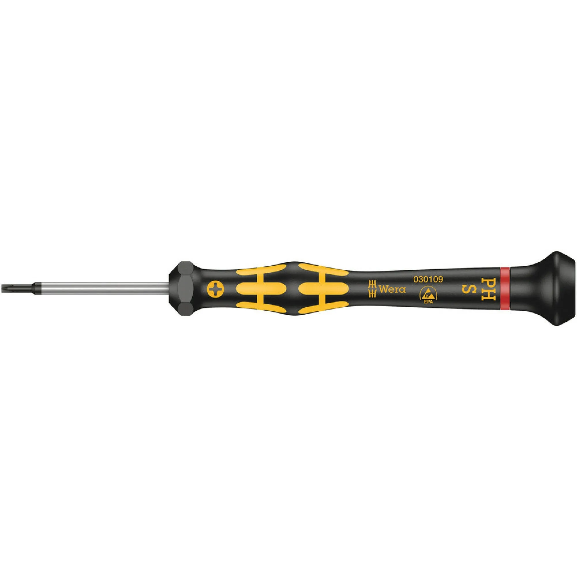 Wera 1550 PH S ESD Kraftform Micro screwdrivers, # 1 x 40 mm