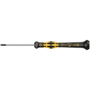 Wera 1555 PZ ESD Kraftform Micro screwdriver for Pozidriv screws, PZ 1 x 80 mm