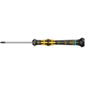 Wera 1567 TORX BO ESD Kraftform Micro screwdriver for tamper-proof TORX screws, TX 8 BO x 60 mm