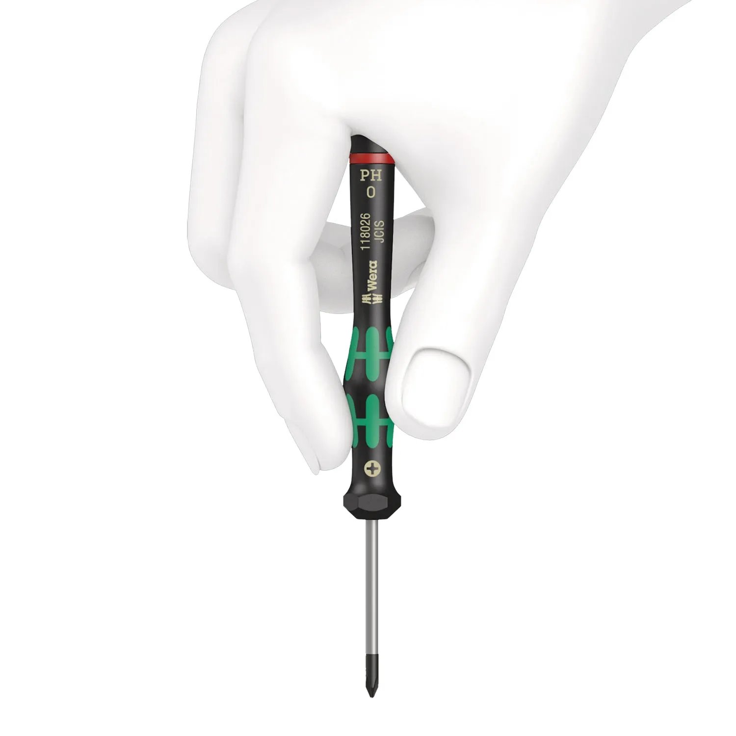 Wera 2035 Screwdriver for slotted screws for electronic applications, 0.16 x 0.8 x 40 mm