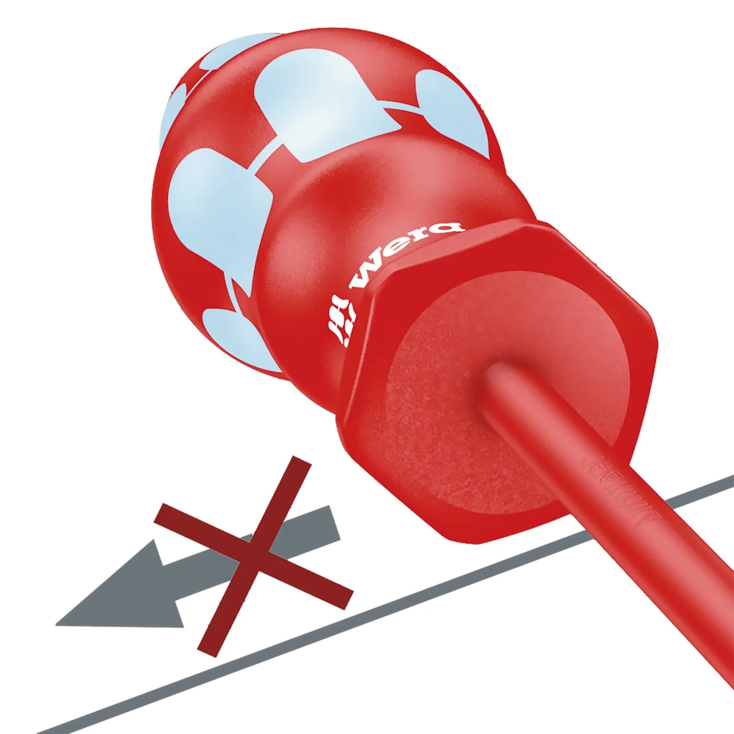 Wera 3167 i VDE-insulated TORX screwdriver, stainless steel, TX 9 x 80 mm