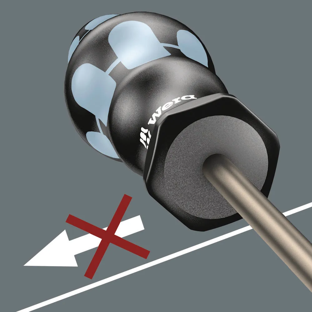 Wera 3367 Screwdriver for TORX screws, stainless, TX 10 x 80 mm