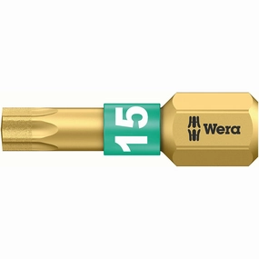 Wera 05134375001 1 BDC Diamond Coated TORX 15 Bit, 5 Piece