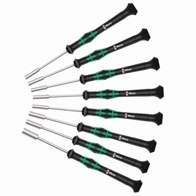 Wera 05345278001 Kraftform Micro Metric Precision Nut Driver Set