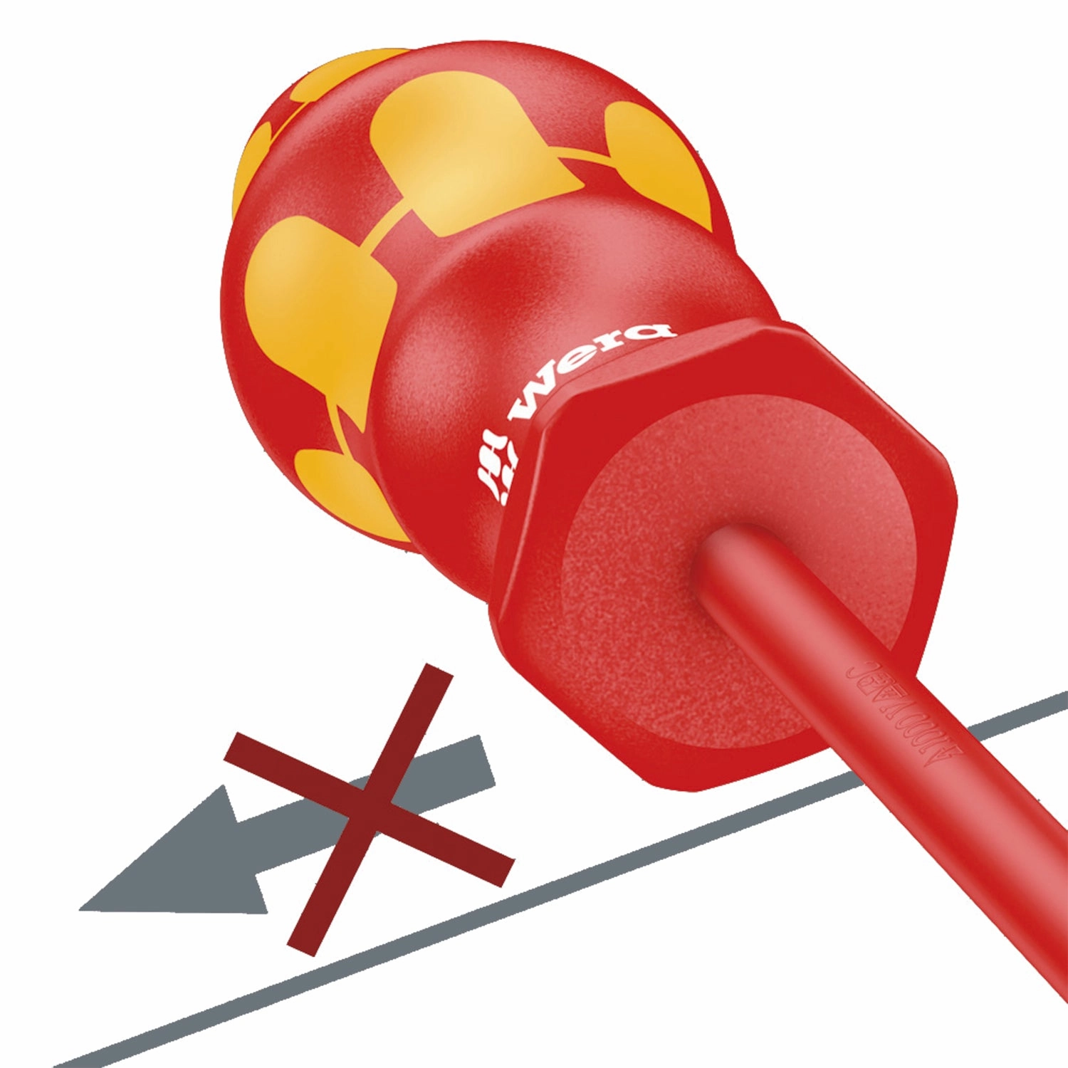 Wera 167 i VDE Insulated screwdriver for TORX screws, TX 5 x 80 mm