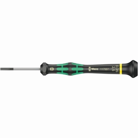 Wera 2035 Screwdriver for slotted screws for electronic applications, 0.80 x 4 x 80 mm
