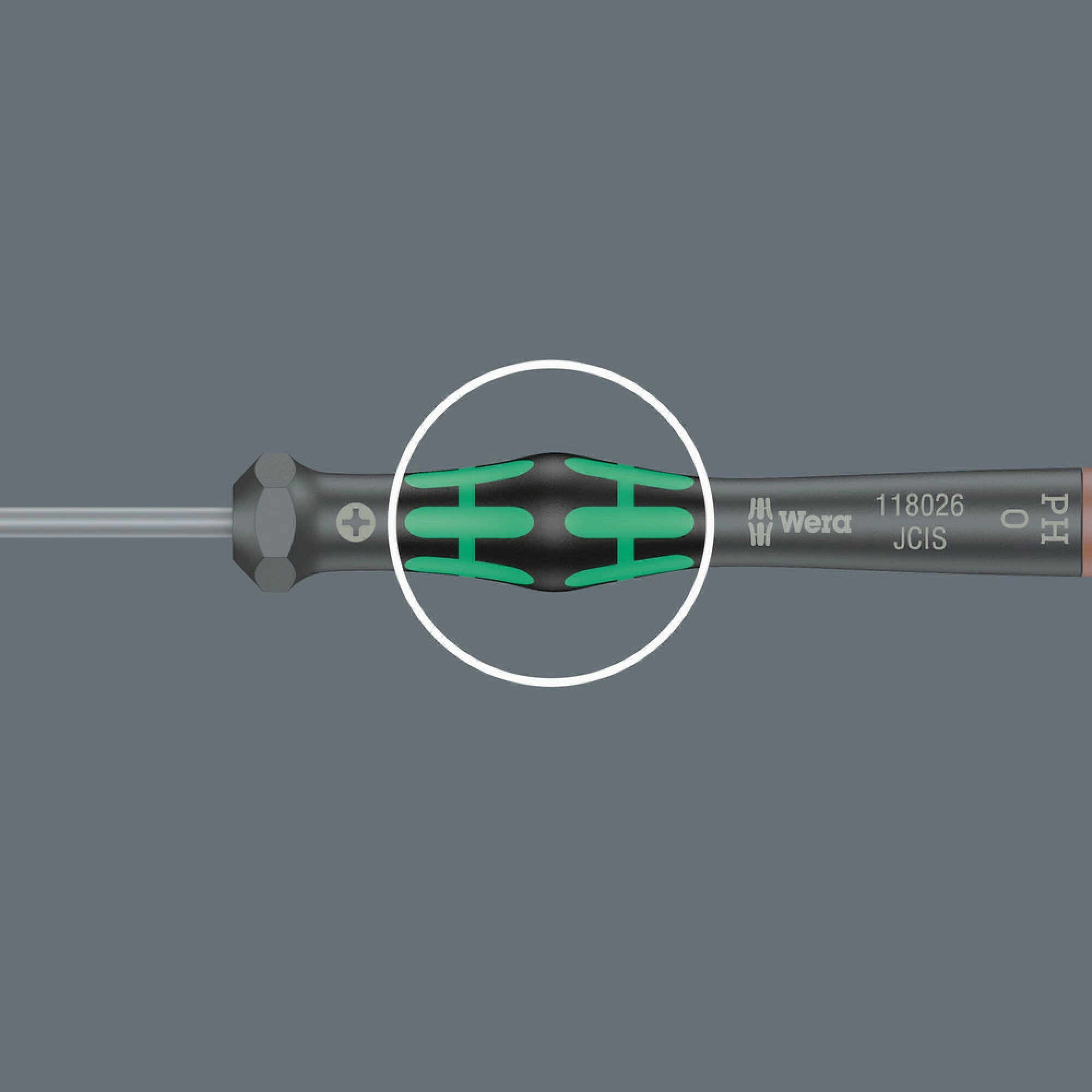 Wera 2054 Screwdriver for hexagon socket screws for electronic applications, 5/64" x 60 mm