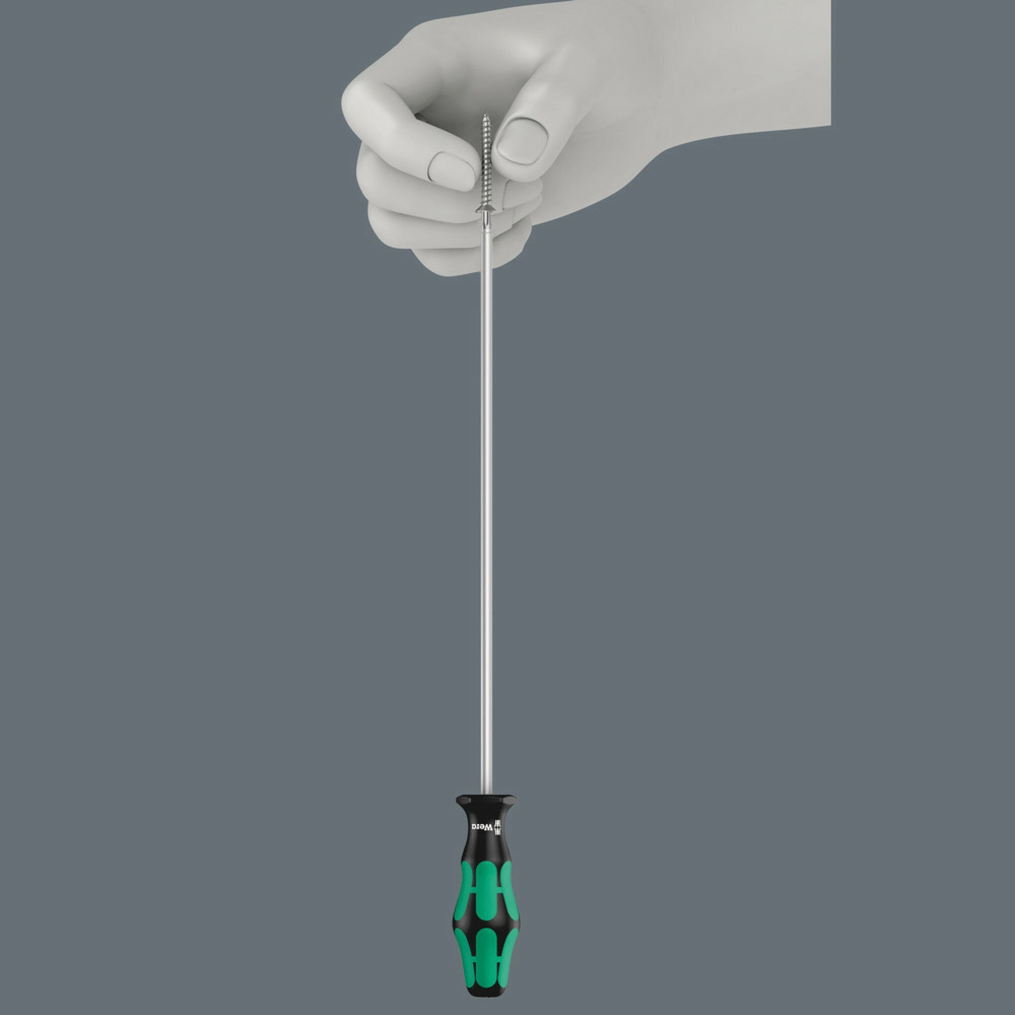 Wera 367/4 TORX HF Kraftform Plus Screwdriver set with holding function and 300 mm-long blades, 4 pieces