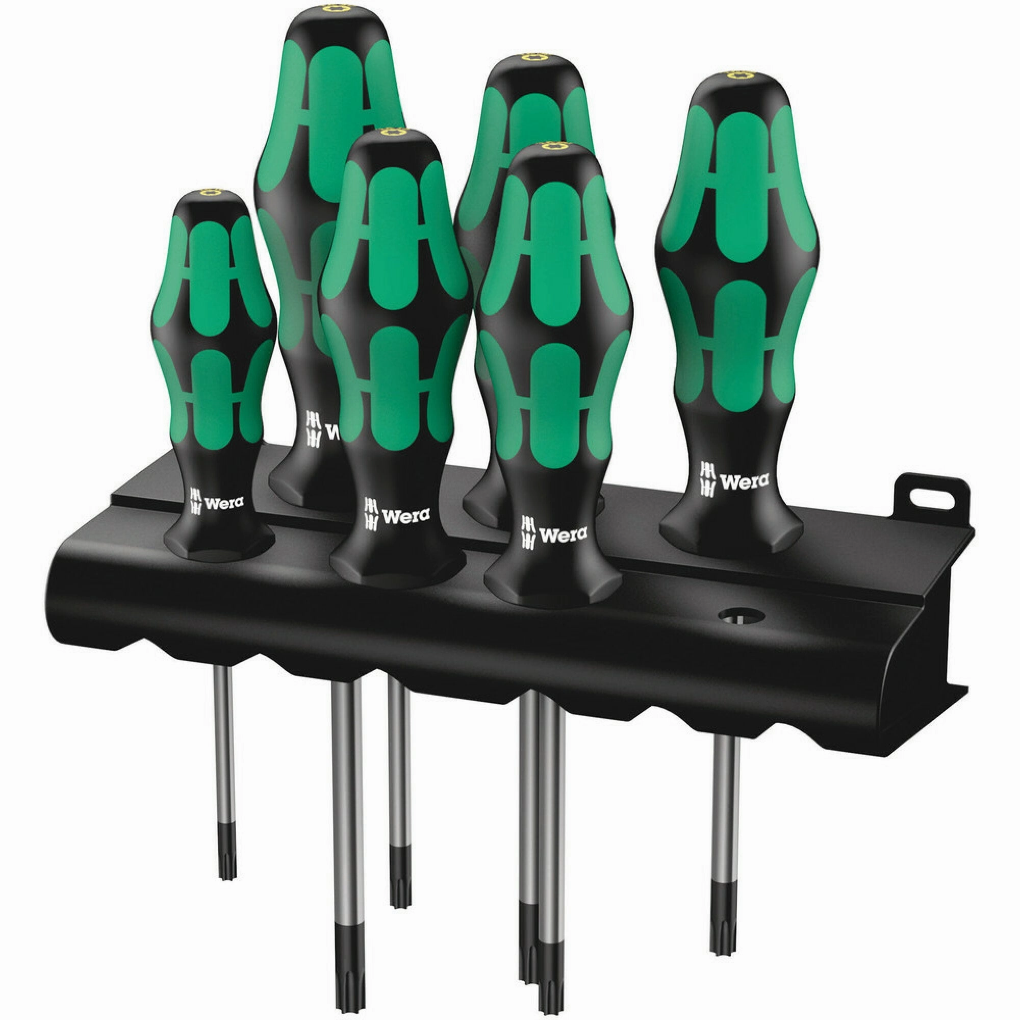 Wera 367/6 TORX BO Kraftform Screwdriver set and rack, 6 pieces