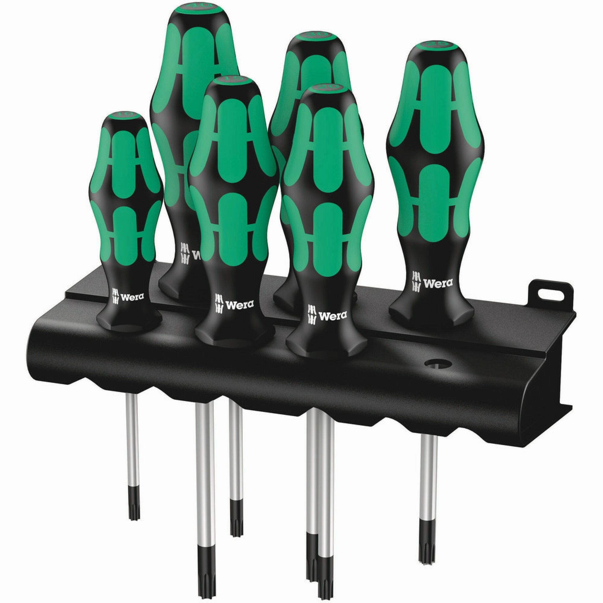 Wera 367/6 TORX Screwdriver set Kraftform Plus and rack, 6 pieces