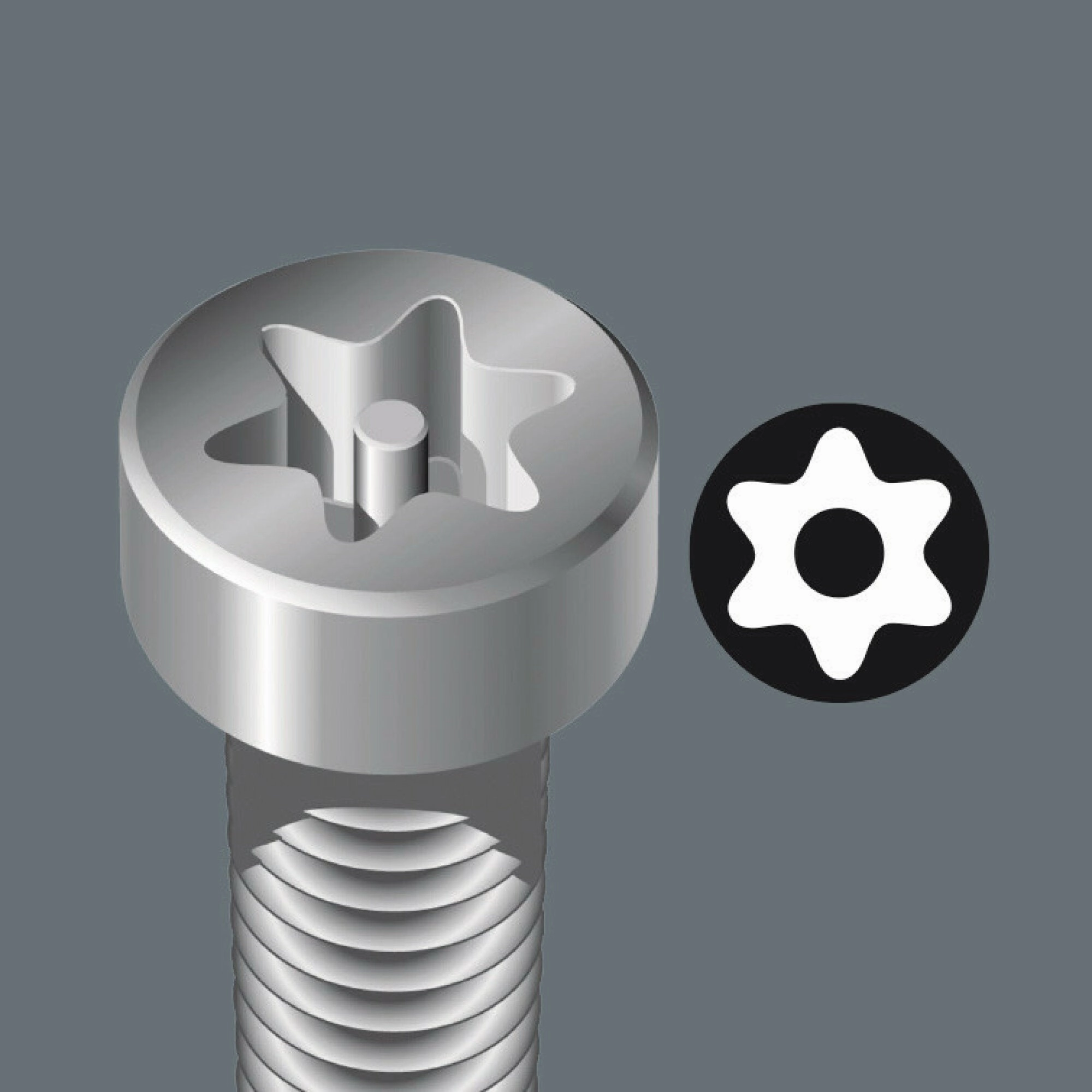 Wera 367 TORX BO Screwdriver for tamper-proof TORX screws, TX 20 x 300 mm