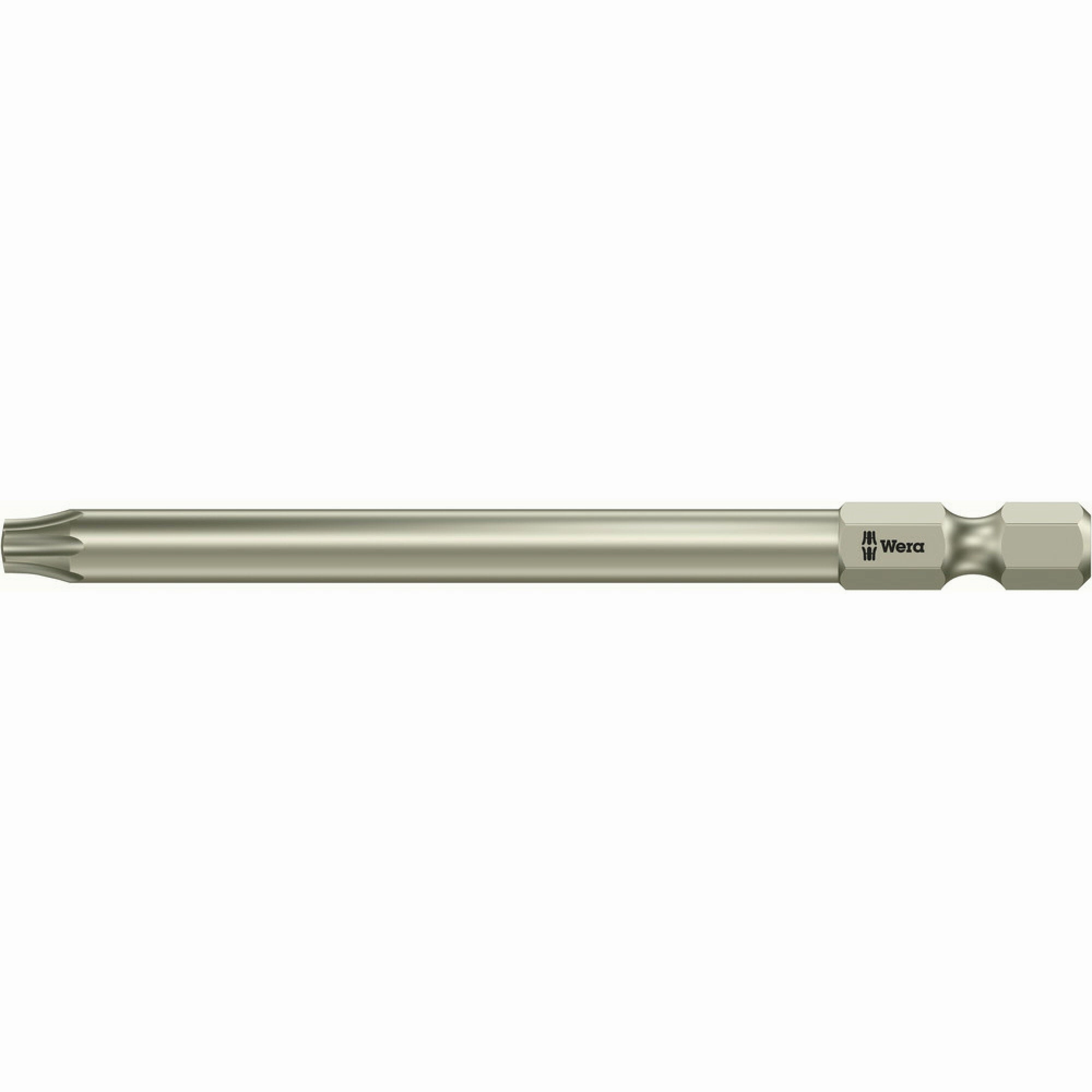 Wera 3867/4 TORX BO bits with bore hole, stainless, TX 20 x 89 mm