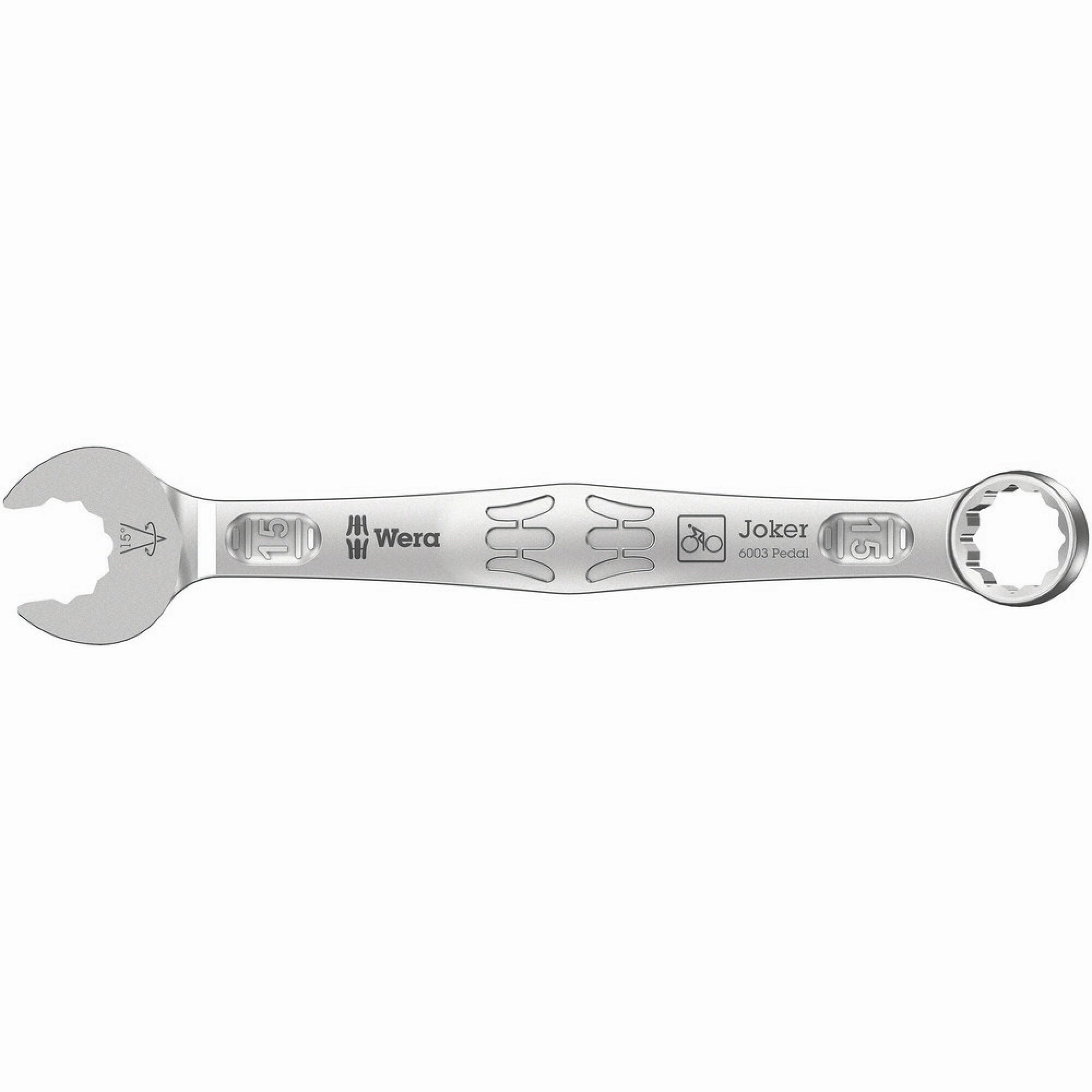 Wera 6003 Joker Pedal combination wrench, 15 x 174 mm