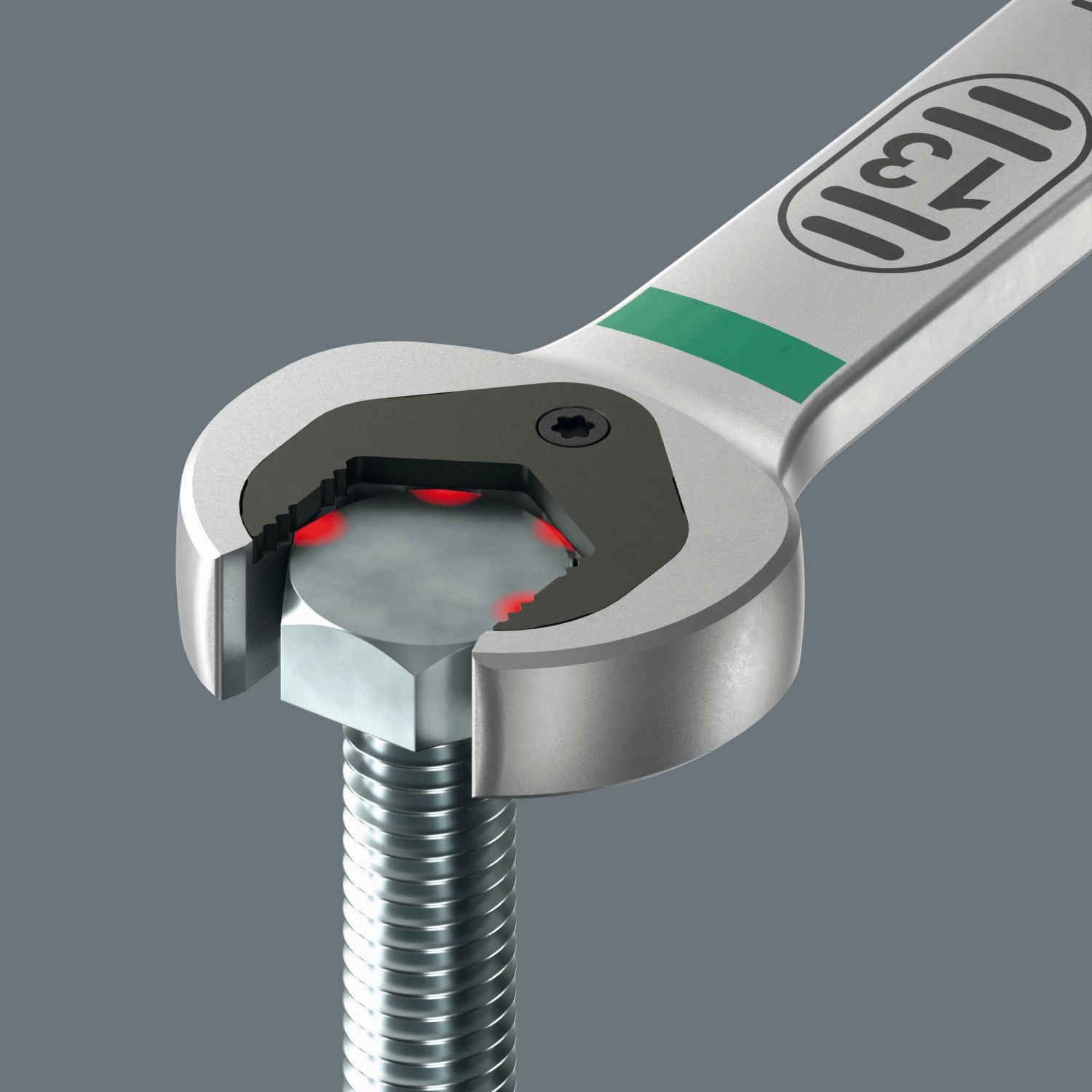 Wera 6007 Joker SB Ring Ratchet Spanner, Long Design, 8 x 180 mm