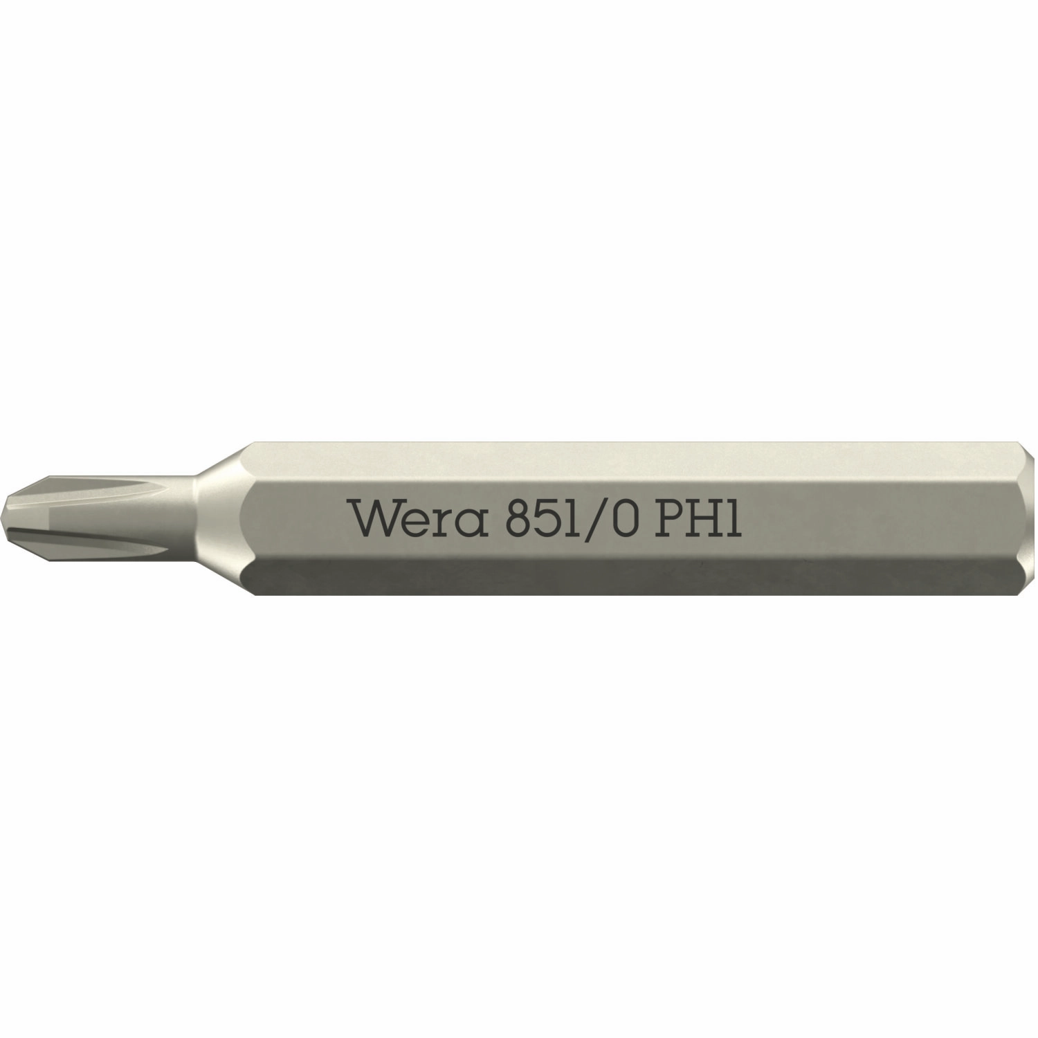 Wera 851/0 Micro Bits for Phillips Screws, PH1 x 30 mm