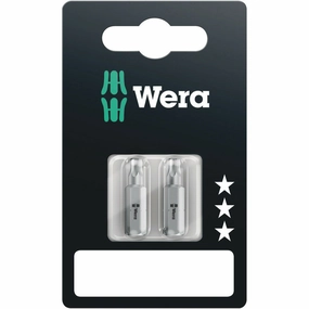 Wera 867/1 SB TORX bits, TX 15 x 25 mm, 2 pieces