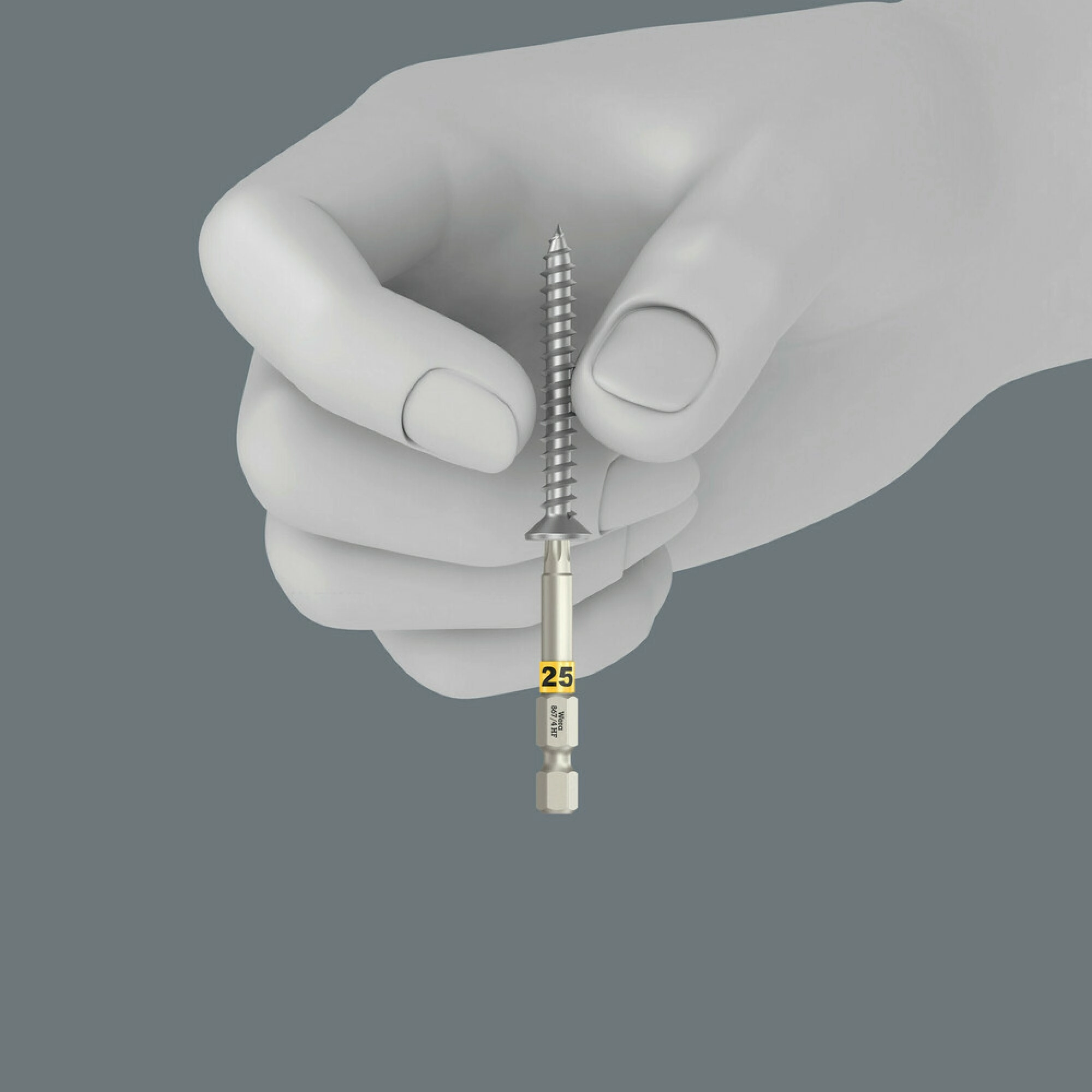 Wera 867/4 TORX HF Bits with holding function, TX 15 x 50 mm