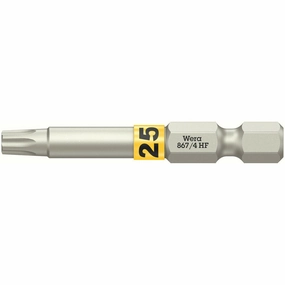 Wera 867/4 TORX HF Bits with holding function, TX 25 x 50 mm