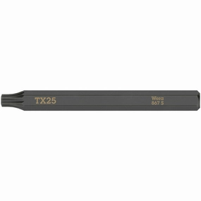 Wera 867 S TORX bits for impact screwdrivers, TX 15 x 70 mm