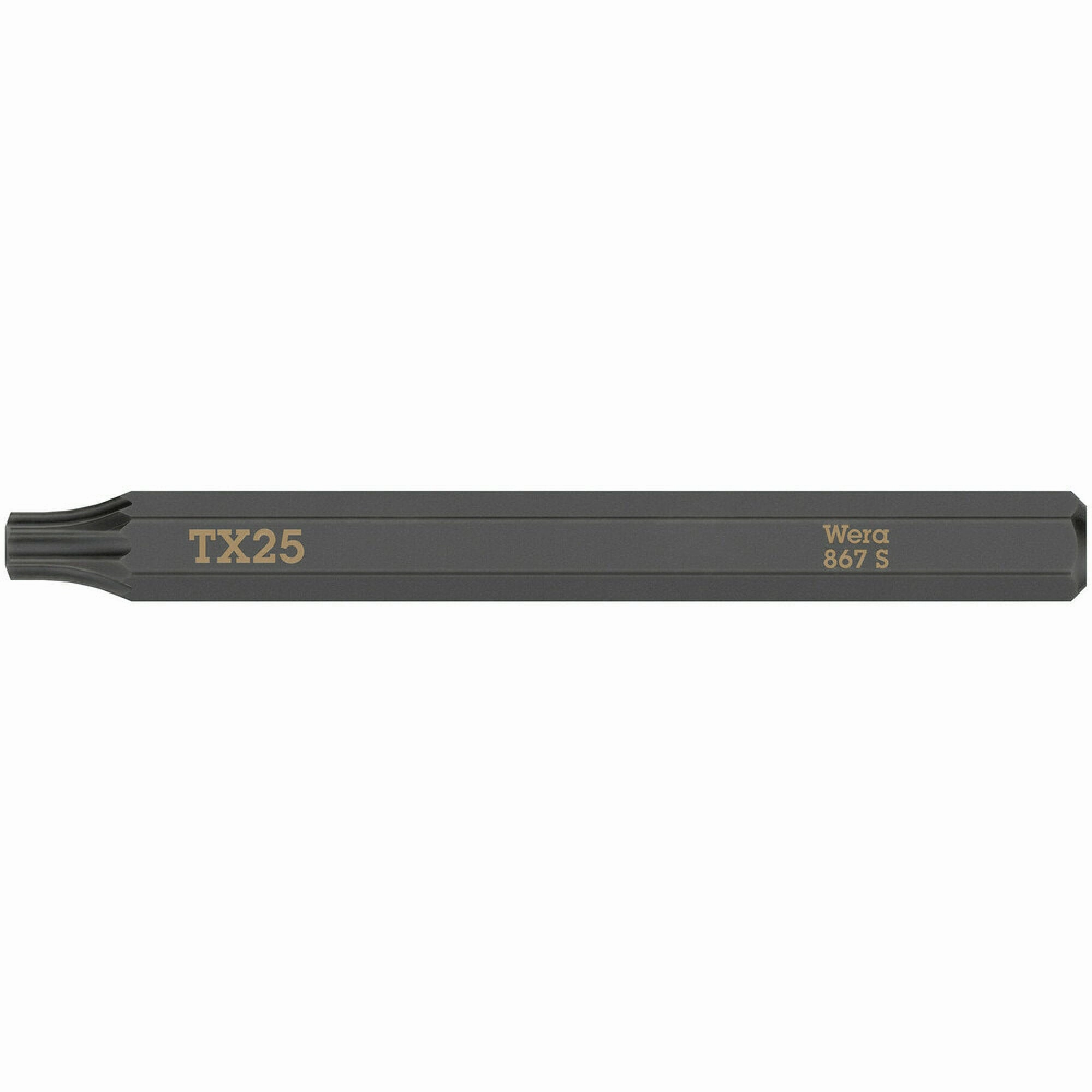 Wera 867 S TORX bits for impact screwdrivers, TX 25 x 70 mm