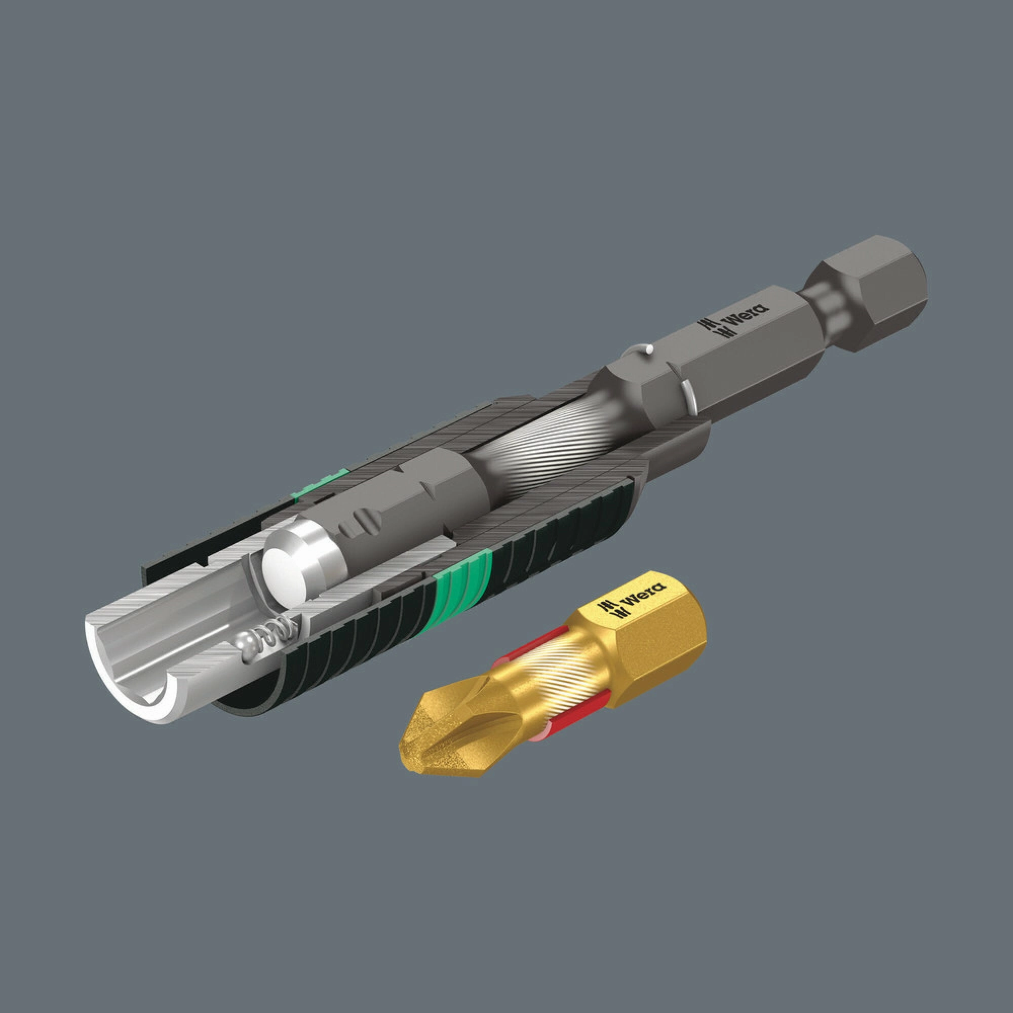 Wera 868/4 BTZ Square-Plus bits, # 1 x 50 mm