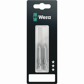 Wera 868/4 Z SB Square-Plus bits, # 2 x 50 mm, 2 pieces