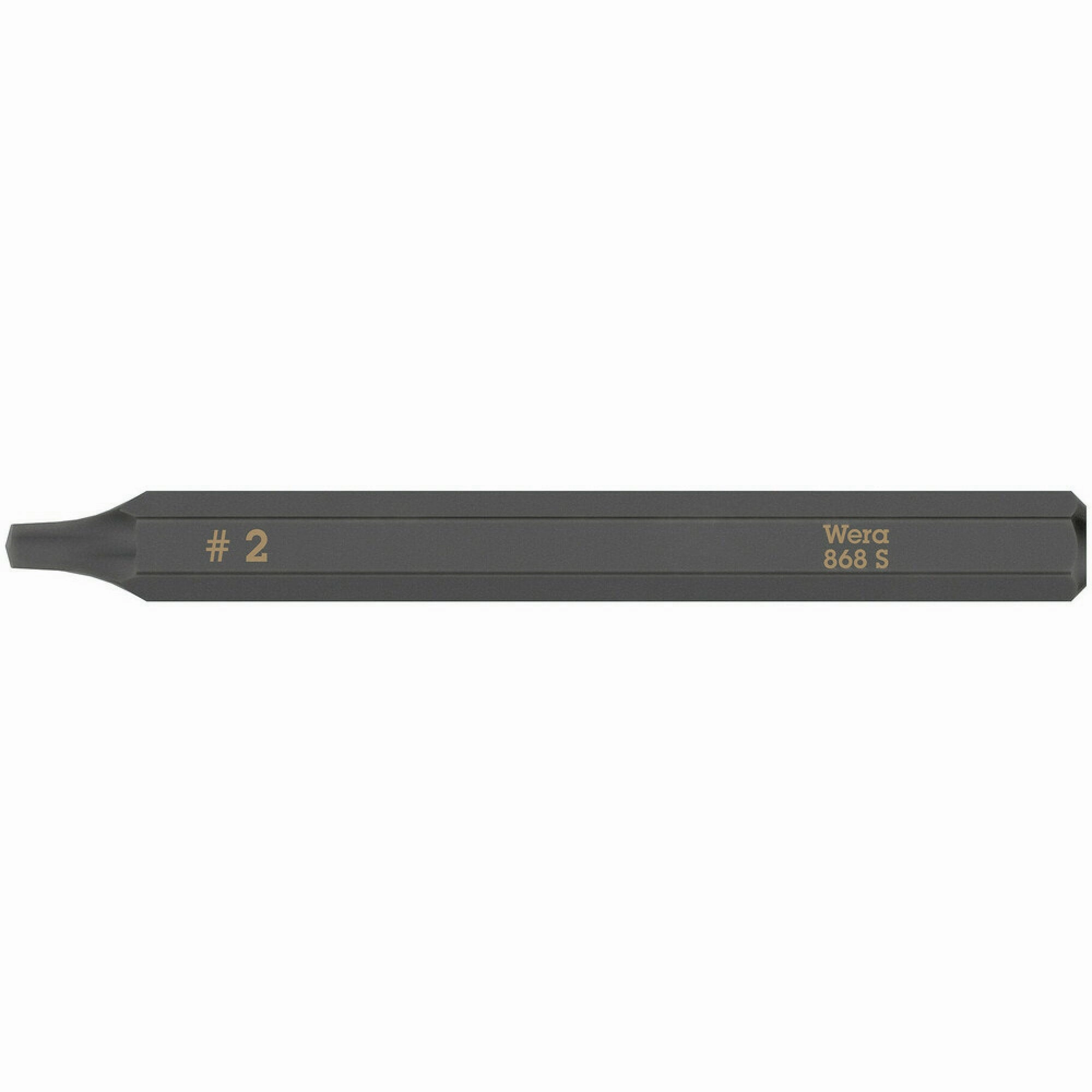 Wera 868 S Square head socket bits for impact screwdrivers, # 3 x 70 mm