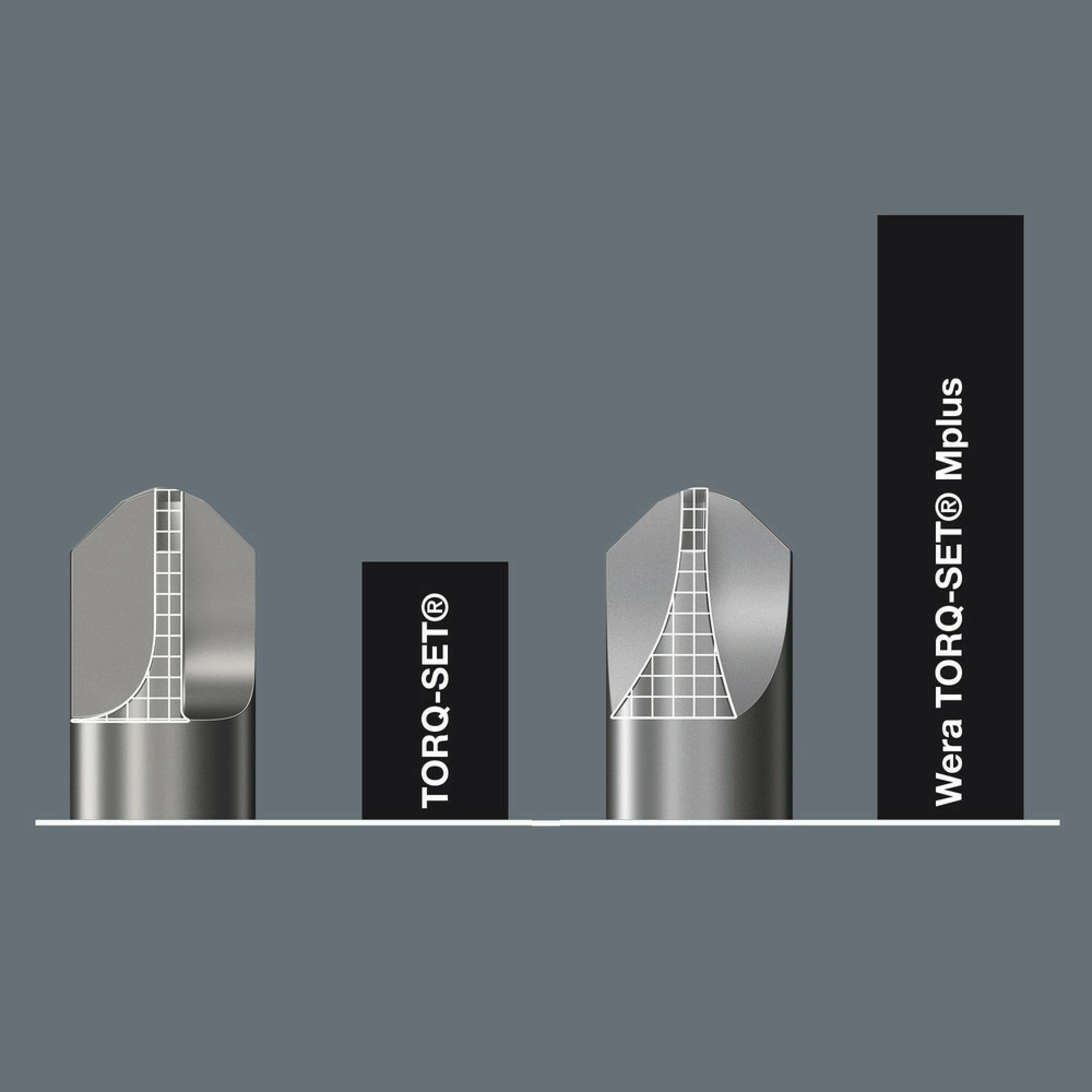 Wera 871/1 TORQ-SET Mplus bits, 25 mm, 10 x 25 mm