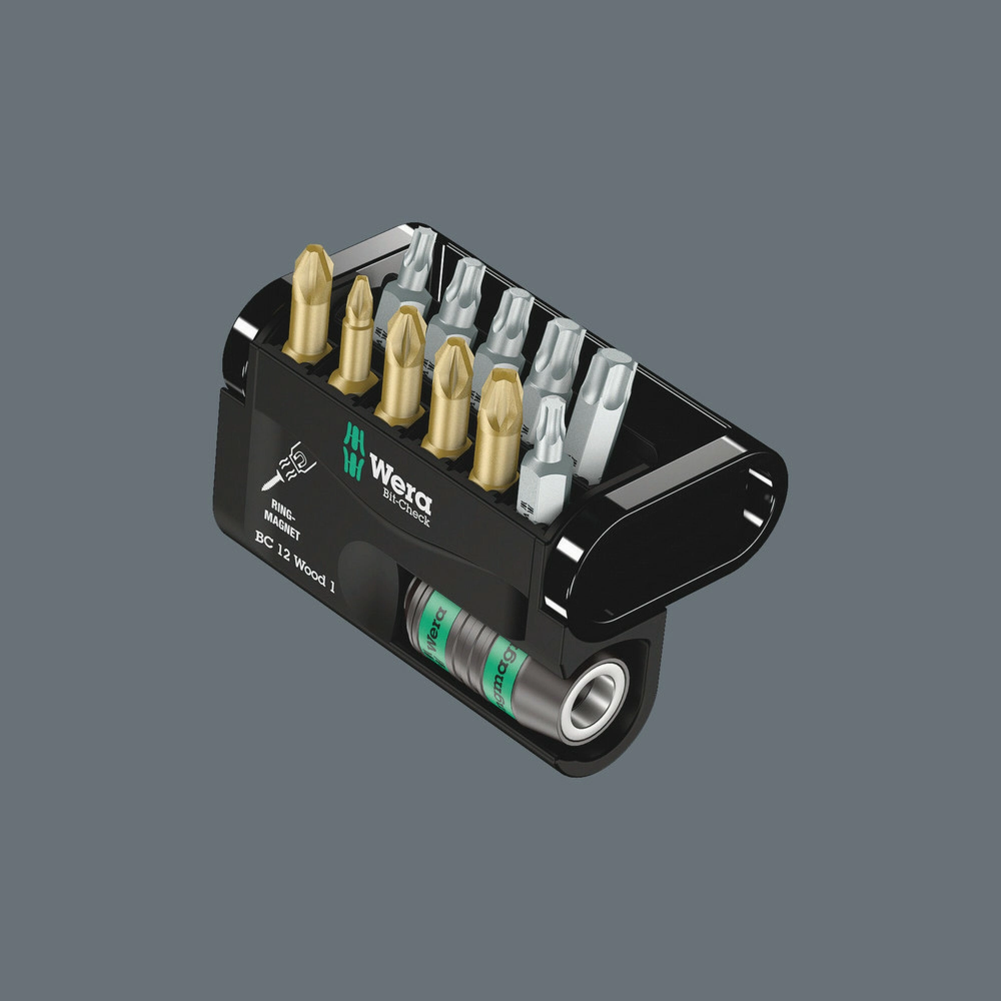 Wera Bit-Check 12 Wood 1 SB, 12 pieces