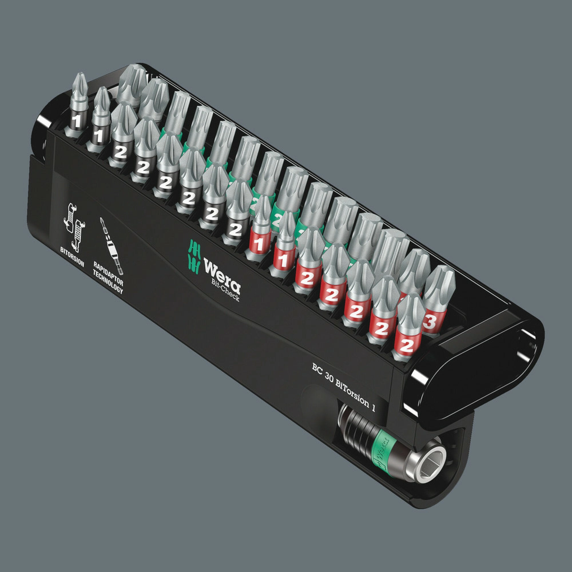 Wera Bit-Check 30 BiTorsion 1, 30 pieces